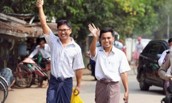 ரோய்ட்டர்ஸ் ஊடகவியலாளர்களை விடுவித்தது மியன்மார்